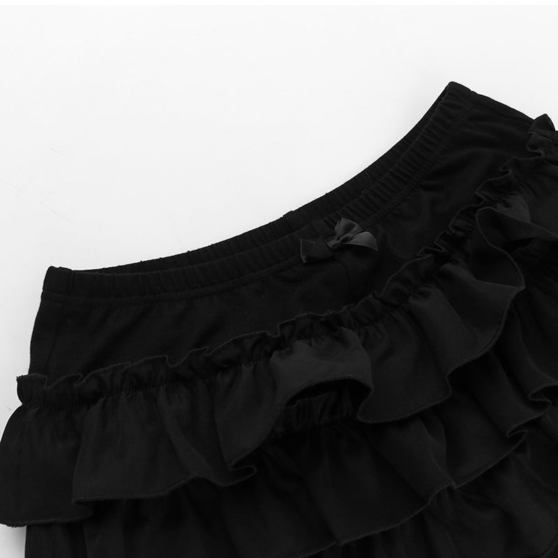 Pantalones cortos con volantes