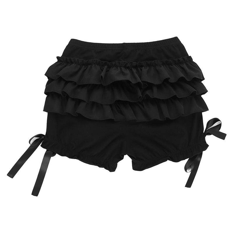 Pantalones cortos con volantes