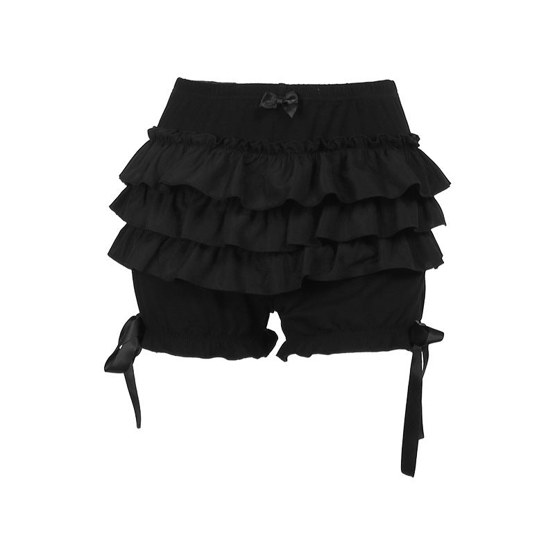 Pantalones cortos con volantes