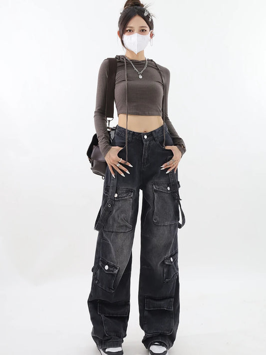 Baggy-Patchwork-Jeans