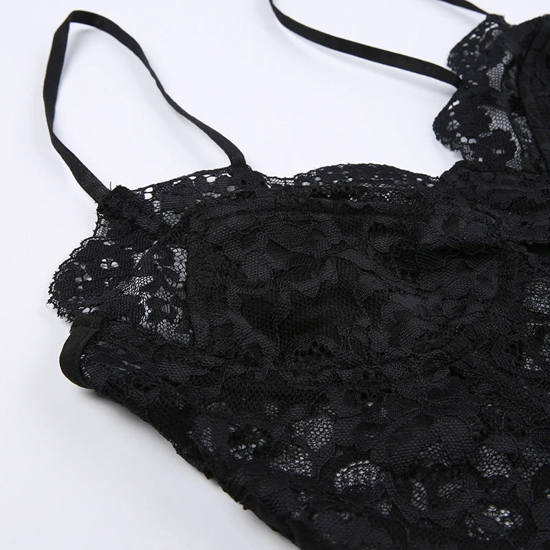 lace crop top