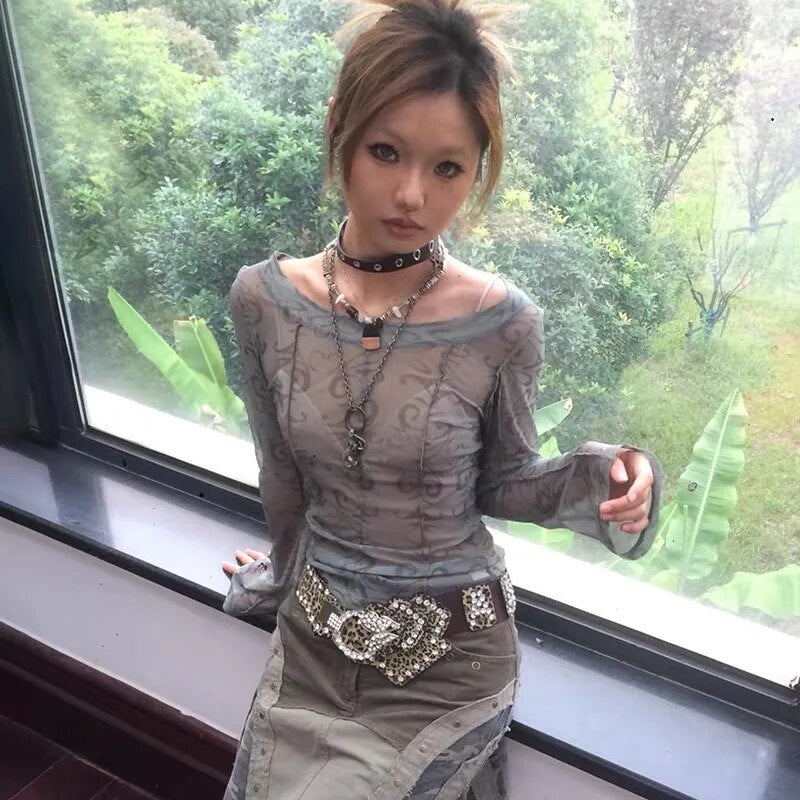 Sheer vintage top