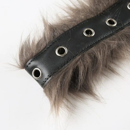 Faux Fur Belt