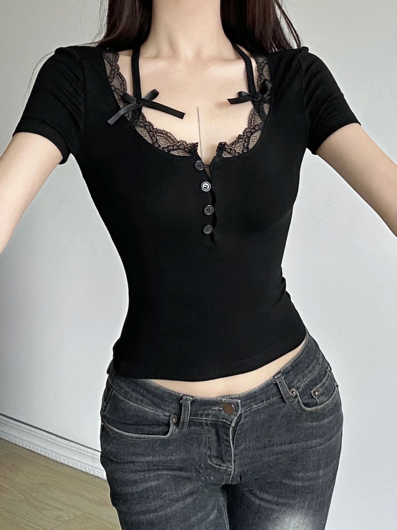 Bow Trim T-Shirt
