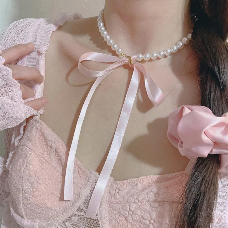 Coquette Bow Necklace