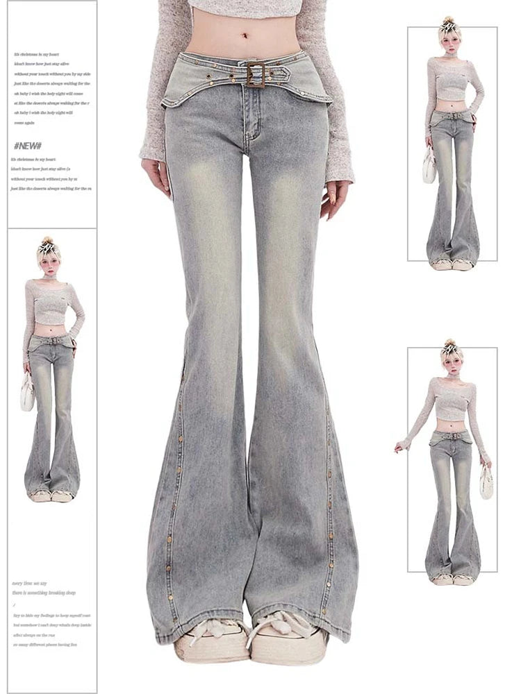 Belt Optic Flare Jeans
