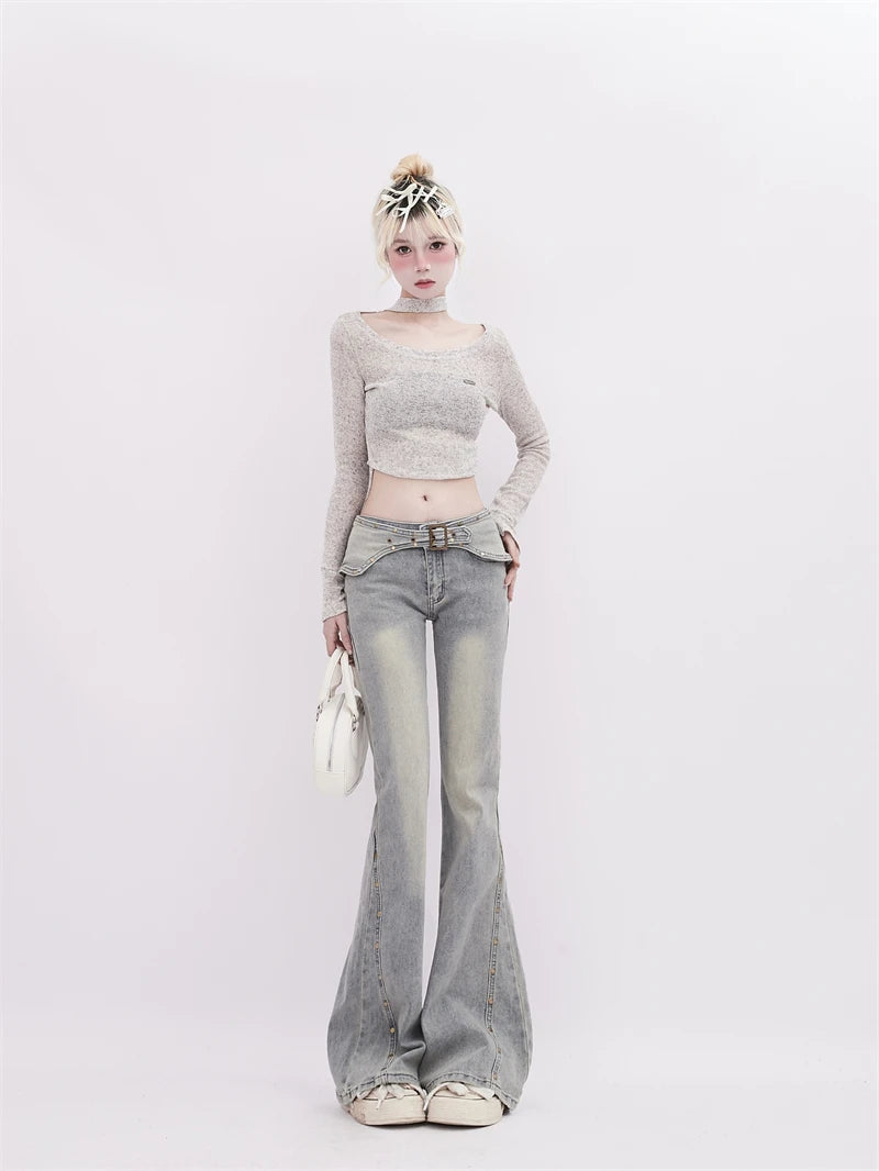 Belt Optic Flare Jeans