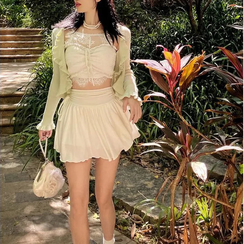 Ruffle skirt