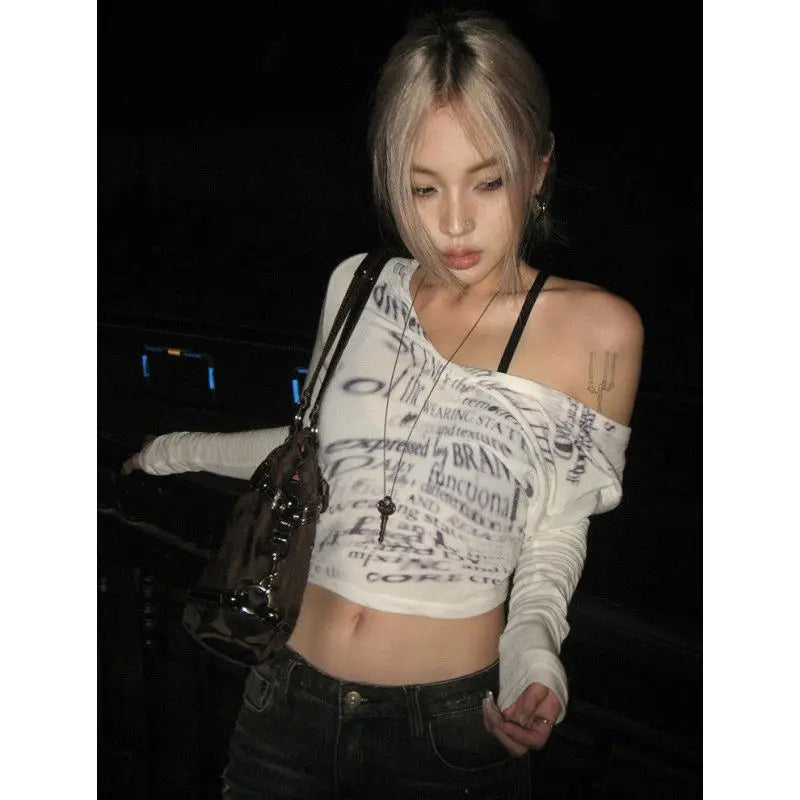 Y2k Warped Longsleeve
