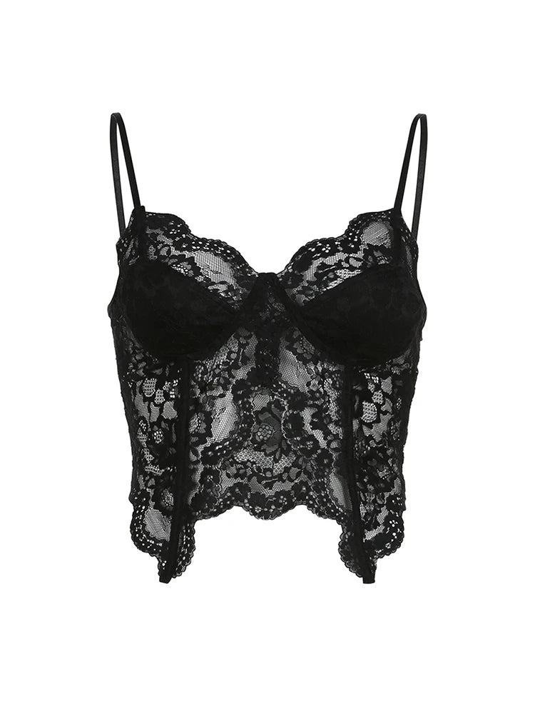 lace crop top