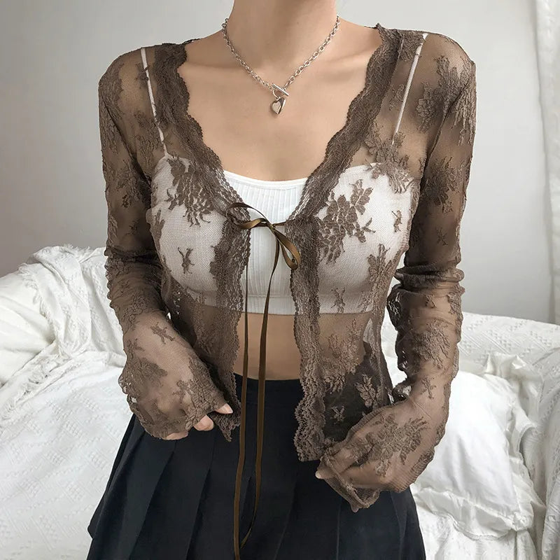 Floral Lace Cardigan
