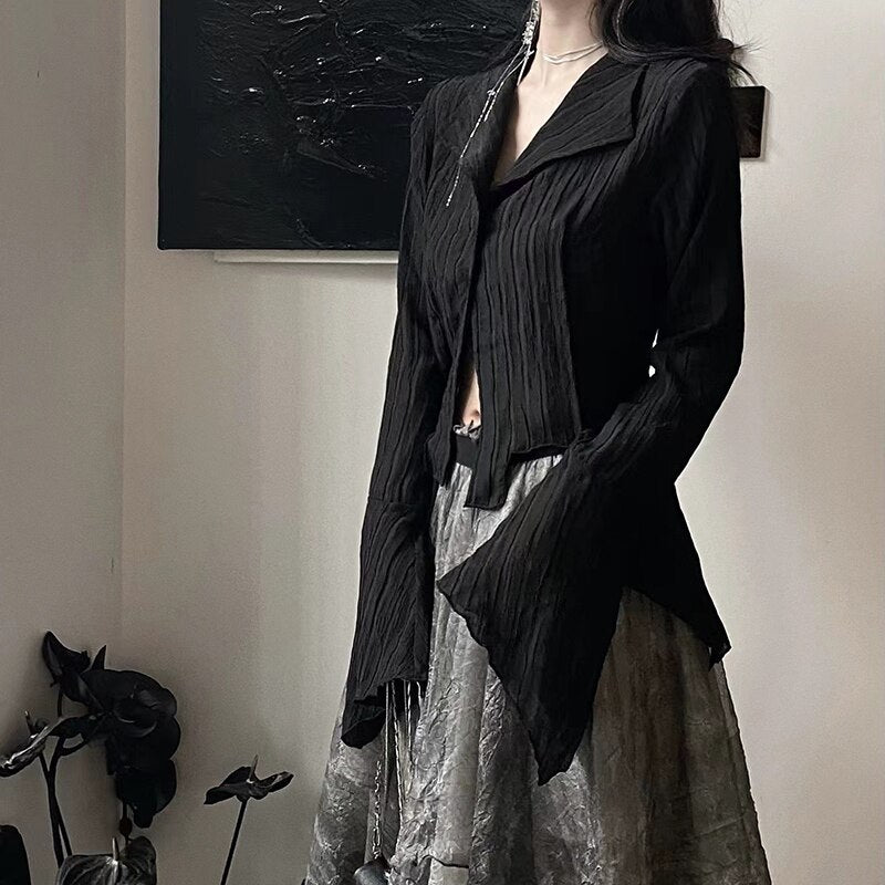 “Vamp” blouse