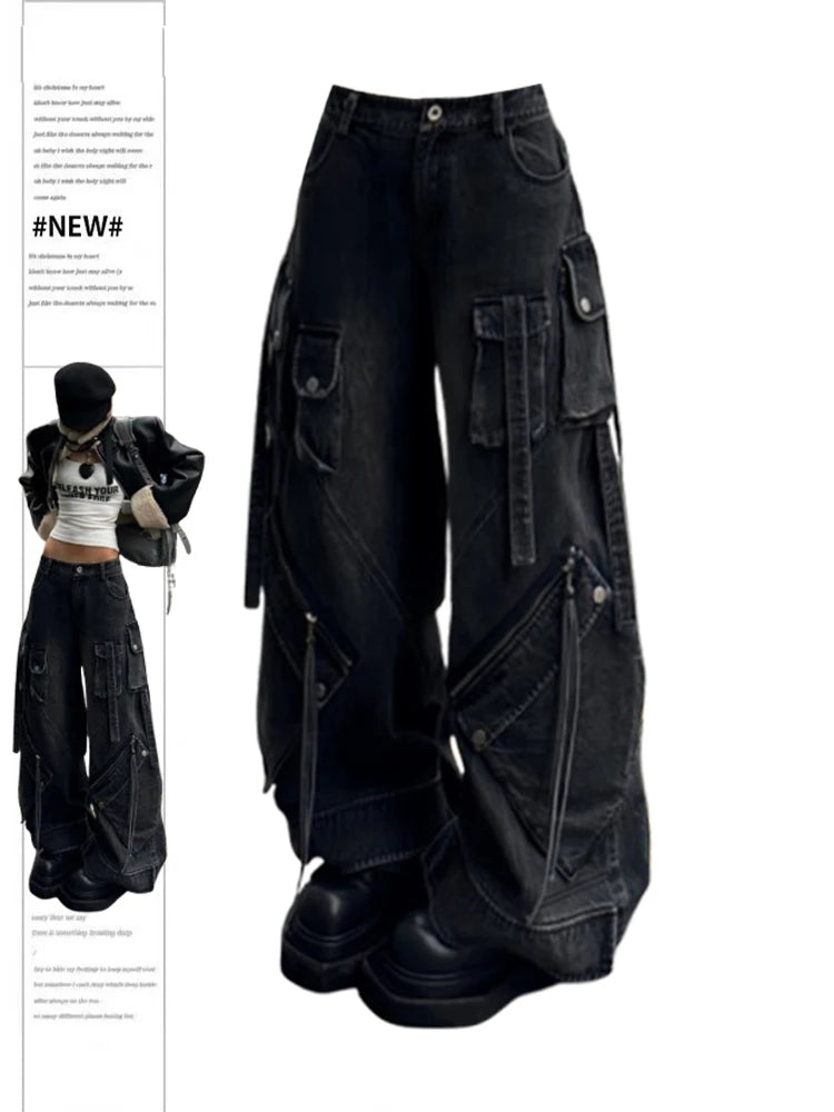 baggy cargo jeans