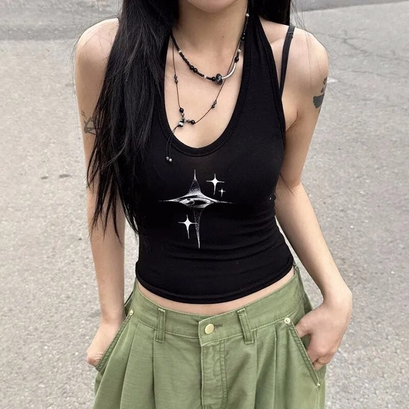 Star Eye Crop Top