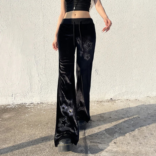 Velour Star Pants