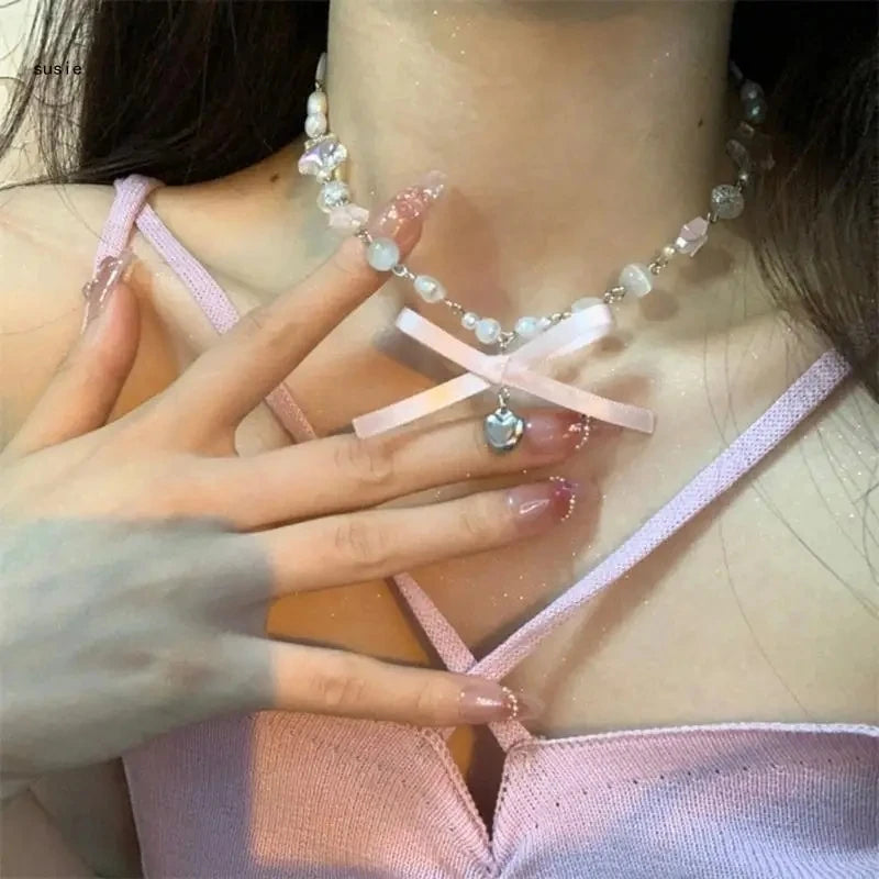 Coquette Bow Necklace