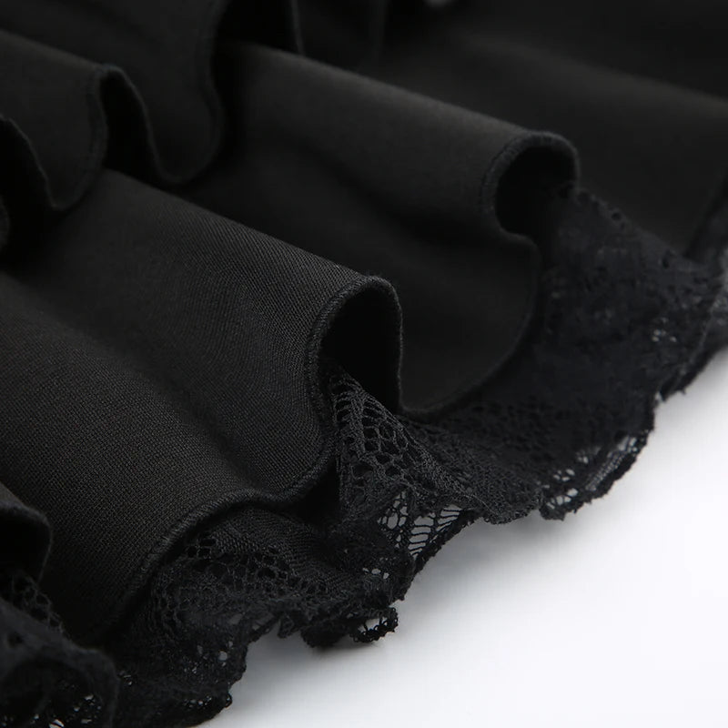 Satin Bow Mini Skirt