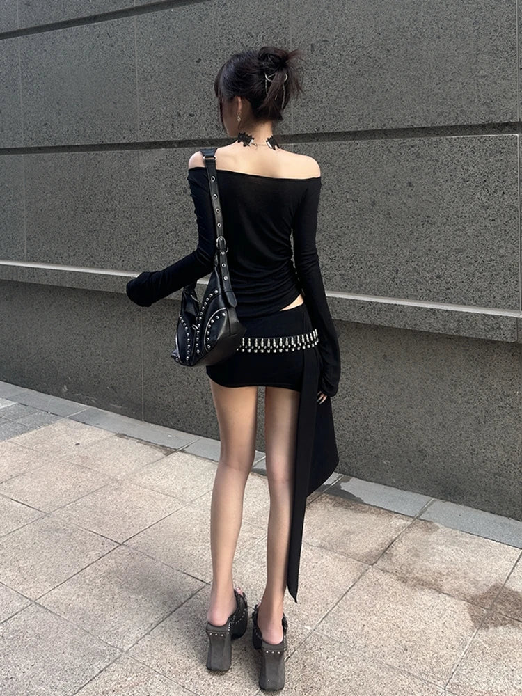 Cross Cutout Longsleeve