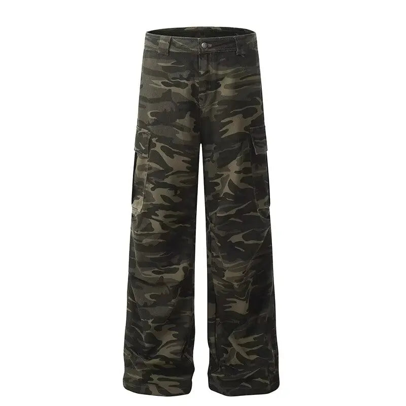 Straight Leg Camo Pants