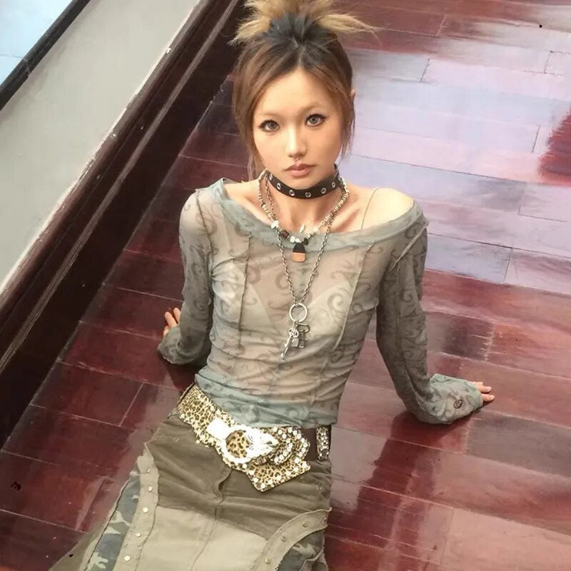 Sheer vintage top