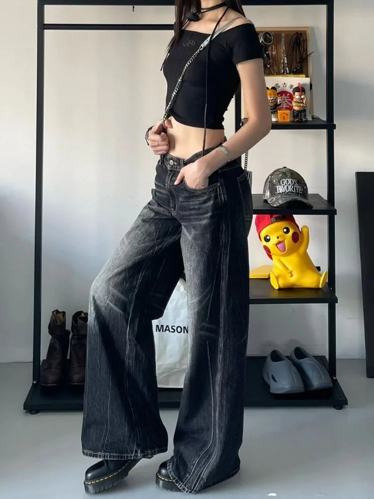 Low Waist Baggy Jeans