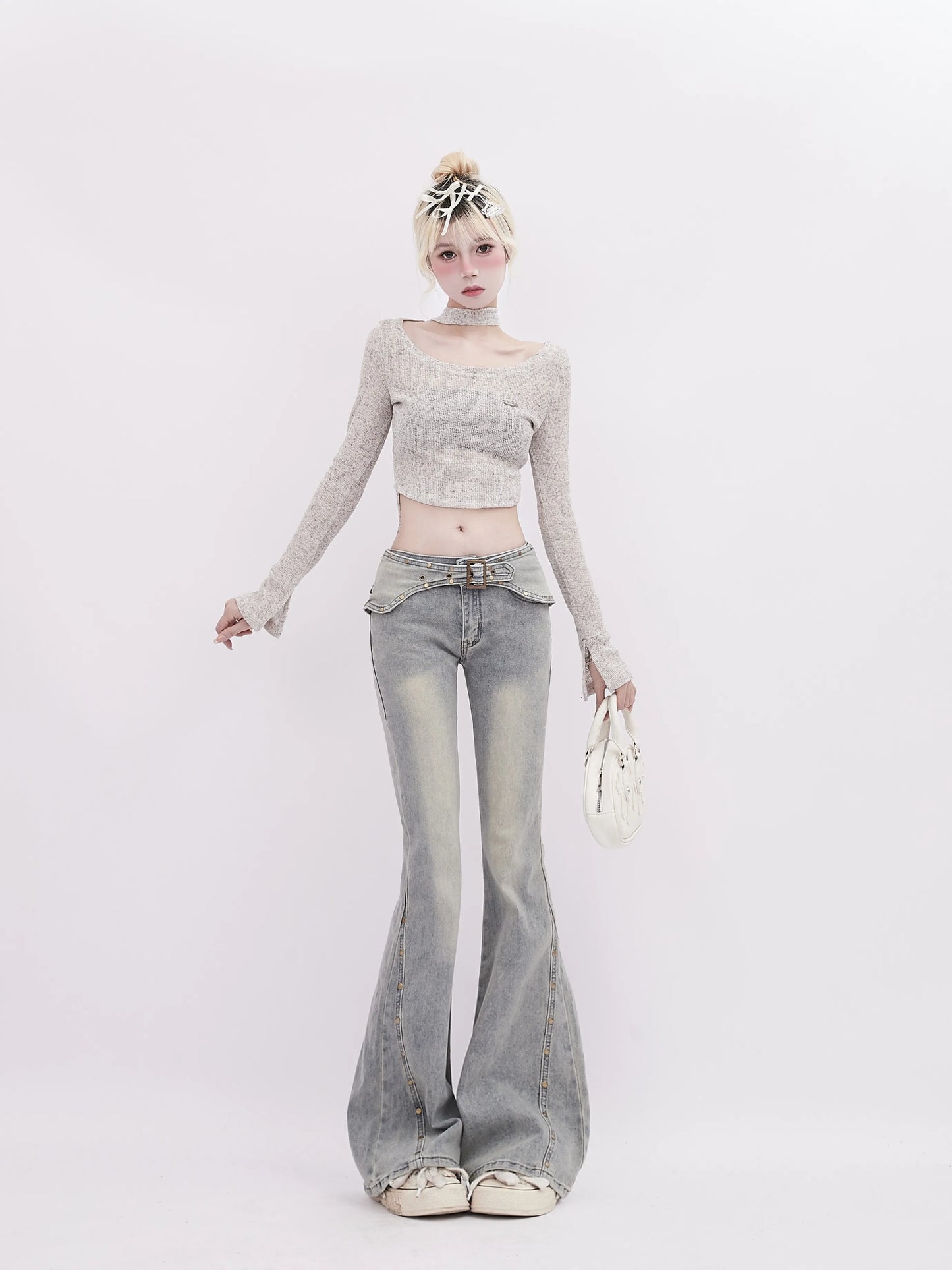 Belt Optic Flare Jeans
