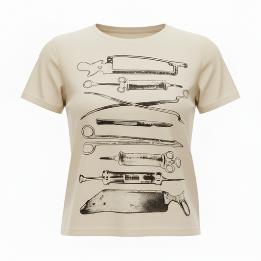 Kurzes Hemd mit Doc-Print