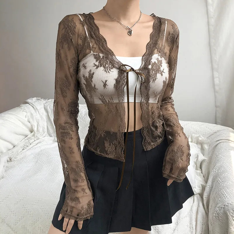 Floral Lace Cardigan