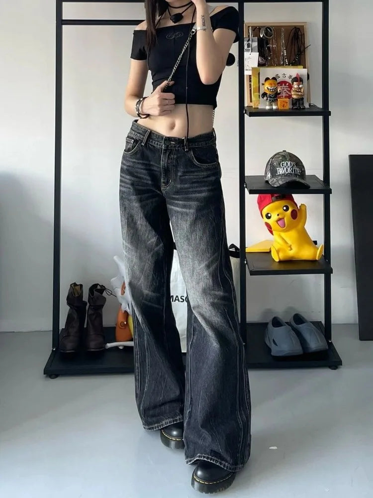 Low Waist Baggy Jeans