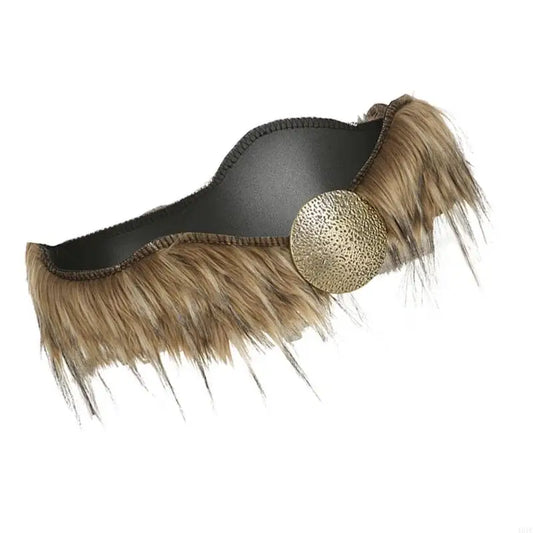 Fluffy Faux Fur Gürtel