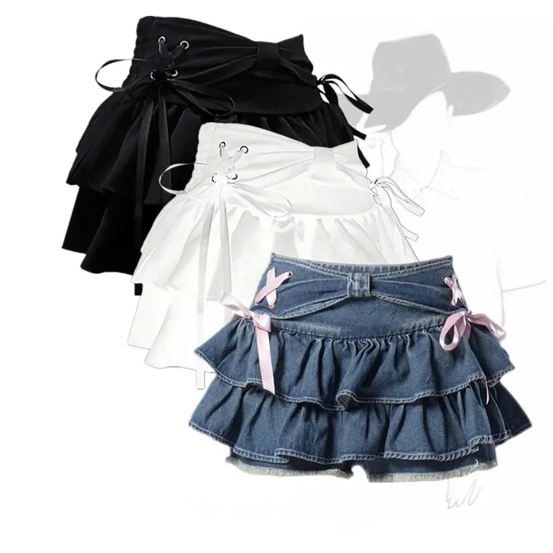 Hotsweet Ribbon Skirt