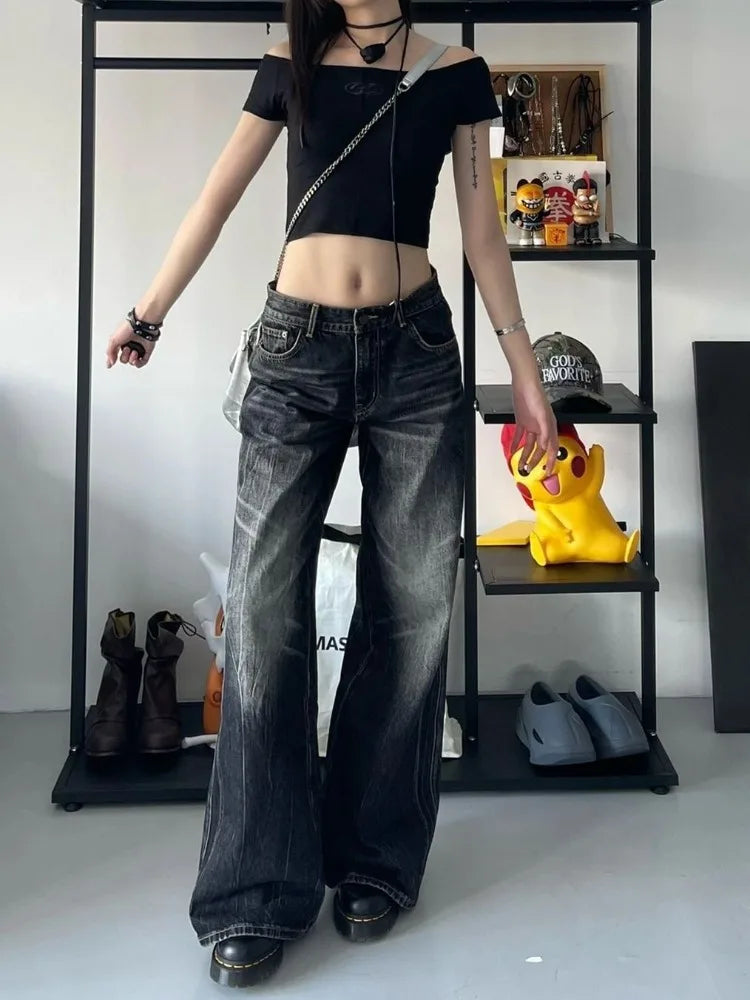 Low Waist Baggy Jeans
