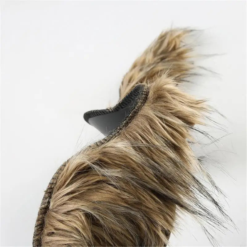Fluffy Faux Fur Gürtel