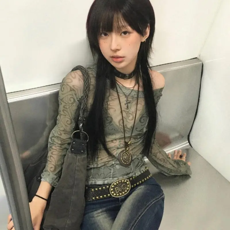 Sheer vintage top