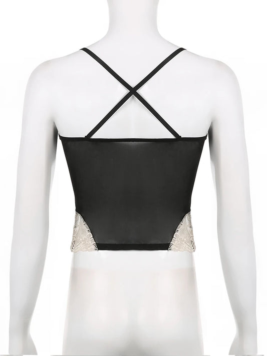 Spitzen-Korsett-Top