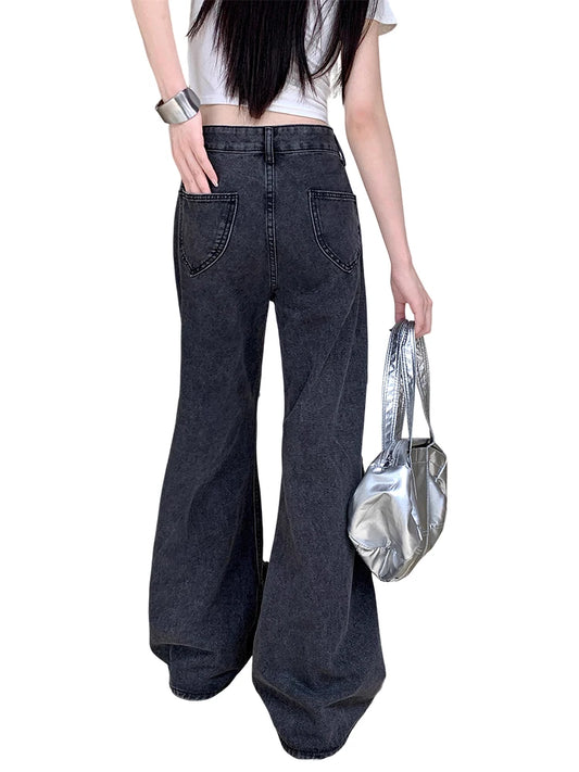 Zerrissene Low Rise Jeans