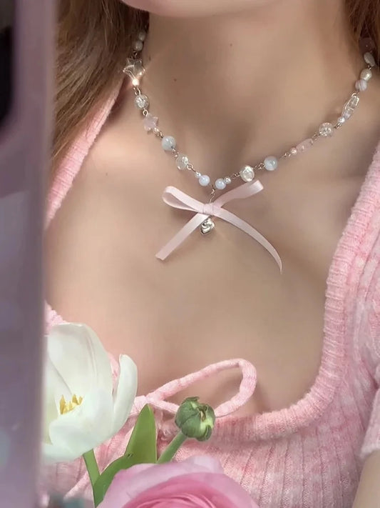 Coquette Bow Necklace