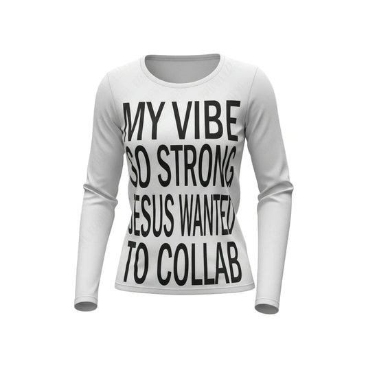 My Vibe bedrucktes Longsleeve