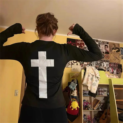 My vibe printed Longsleeve