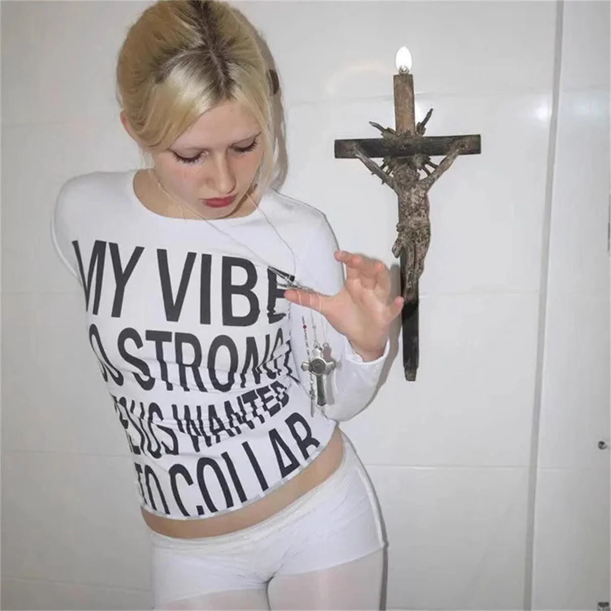 My vibe printed Longsleeve