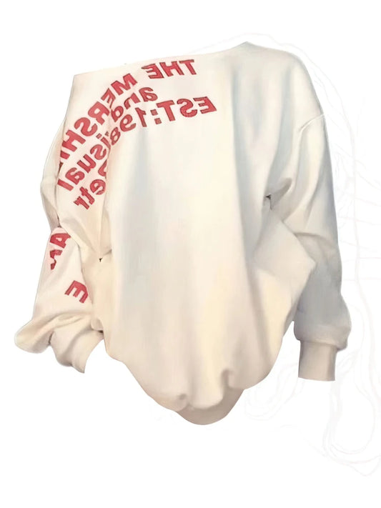 Oversize Longsleeve mit Print
