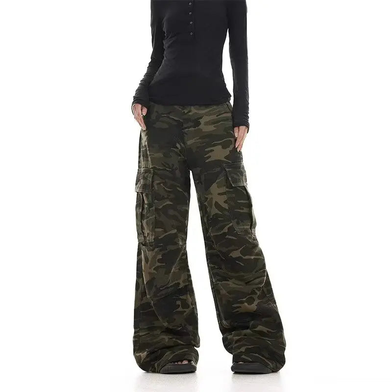 Straight Leg Camo Pants