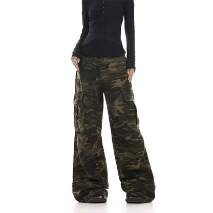 Straight Leg Camo Pants