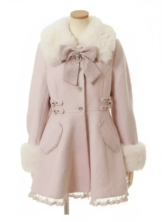 Supersüßer Wintermantel aus Kunstpelz