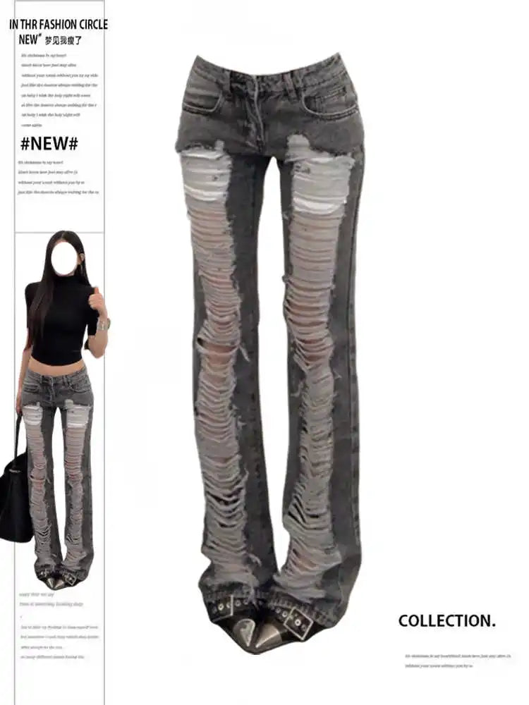Ripped Y2k Skinny Jeans