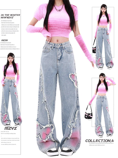 Pink Butterfly Jeans