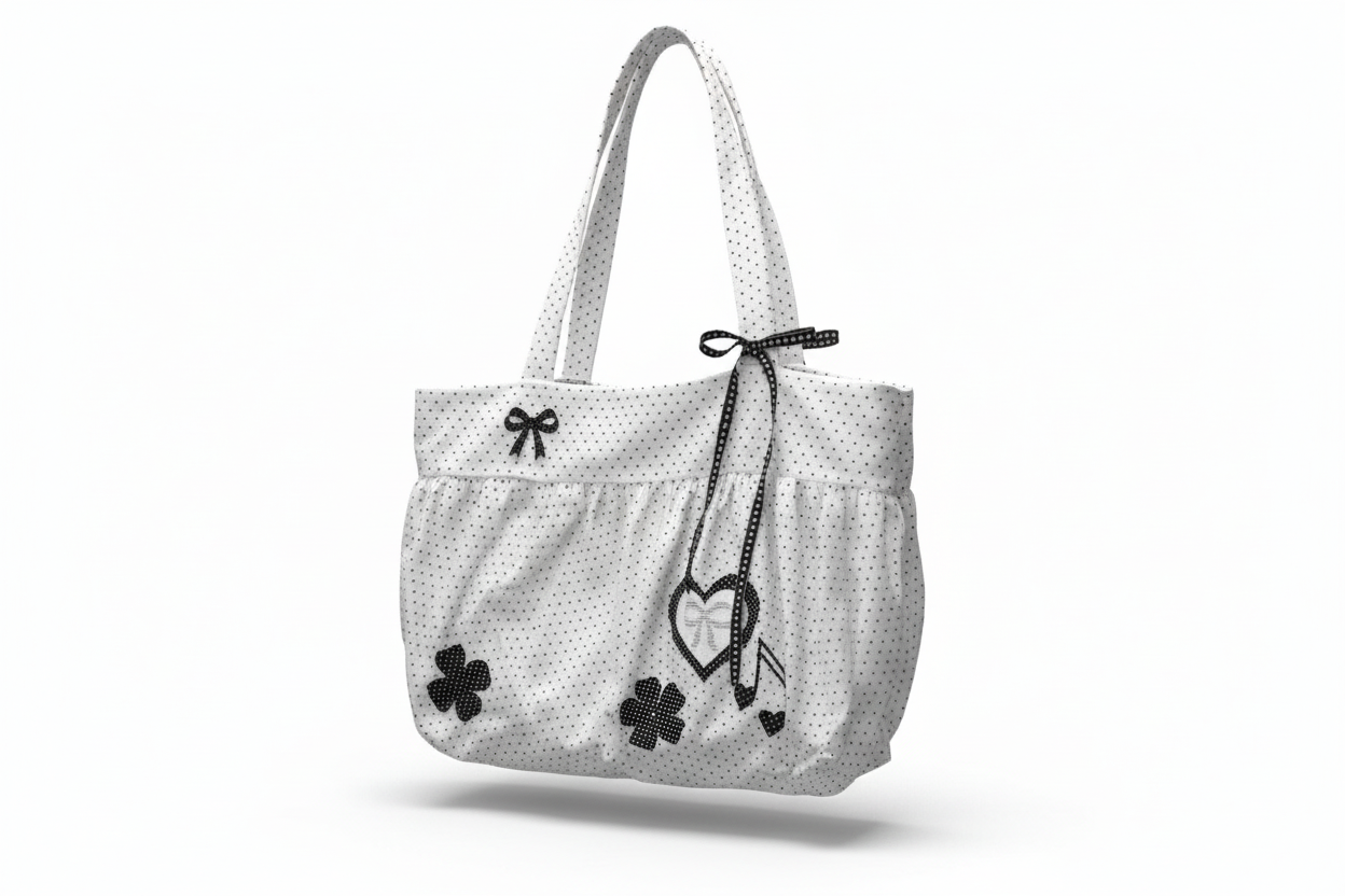Coquette Polka Dot Bag