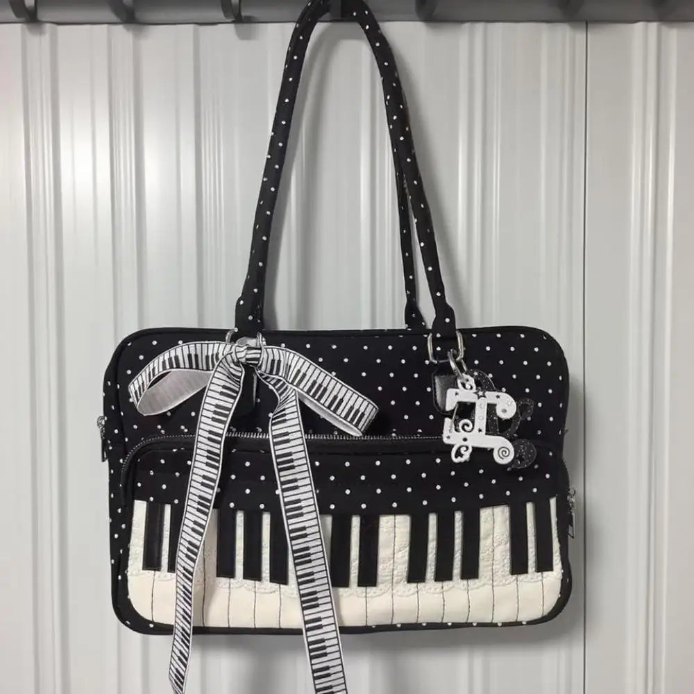 Piano Polka Dot Bag
