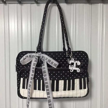 Piano Polka Dot Bag