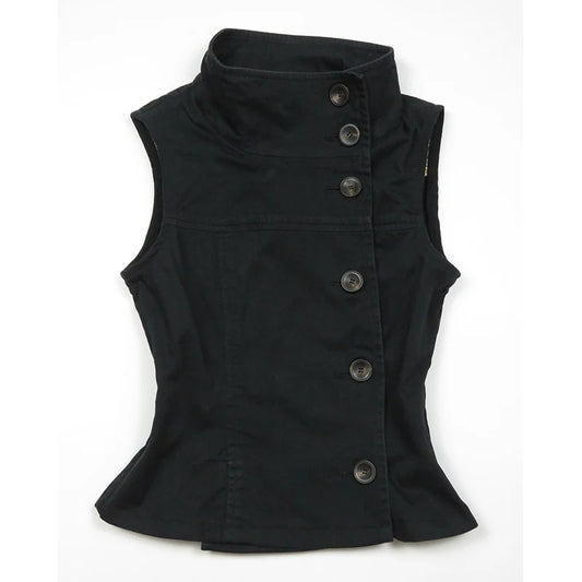 Sleeveless Button Up